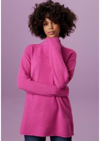 Aniston CASUAL Damen Strickpullover, lila, modisch, Gr. 40, unifarben, Feinstrick, Obermaterial: 75% Polyacryl, 23% Polyamid, 2% Elasthan, Pullover,