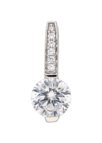 Adelia´s ADELIA ́S Damen Ketten-Anhänger "333 Weißgold Anhänger mit Zirkonia", mit Zirkonia, Weißgold 333, silber, Weißgold 333, Schmuckanhänger, 333 Gold mit