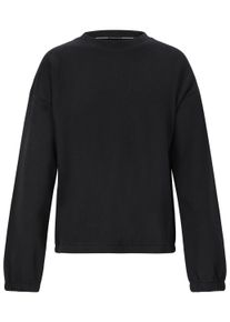 Endurance Herren Sweatshirt "Castall", schwarz, casual, Gr. 116, unifarben, 100% Polyester, Sweatshirts, mit elastischen Ärmelbündchen