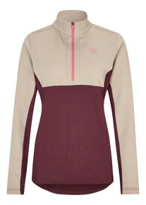Ziener Damen Sweater "JAPRA", rot, Gr. 42, Obermaterial: 1. 88% Polyester (recycelt), 12% Elasthan, 2. 94% Polyester, 6% Elasthan;, Sweatshirts