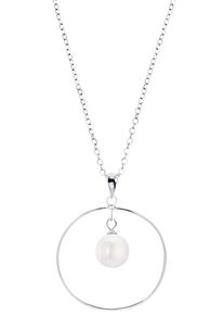 s.Oliver Damen Kette mit Anhänger "2034393", Silber 925 (Sterlingsilber)-Perlen, L: 75cm B: 1,4mm, bunt, Silber 925 (Sterlingsilber), Perlen,