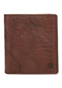 Bodenschatz Geldbörse, braun, Leder, leicht glänzend, casual, Kleinlederwaren, echt Leder
