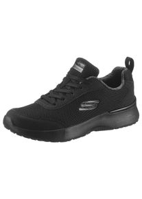 Skechers Damen Sneaker "Skech-Air Dynamight - Fast Brake", Gr. 35, schwarz, Textil, Synthetik, sportlich, Schuhe, Metallic-Element an der Ferse,