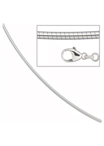 Jobo Damen Halsreif, Weißgold 585, L: 45cm, weiß, Weißgold 585, Halsketten, 585 Weißgold 45 cm 1,7 mm