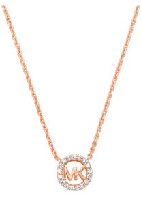 Michael Kors Damen Kette mit Anhänger "PREMIUM, MKC1726CZ791, MKC1726CZ710, MKC1726CZ040", Silber 925 (Sterlingsilber), L: 43cm, rosa, Silber 925