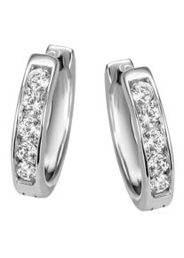 Firetti Damen Paar Creolen "Schmuck Geschenk Silber 925 Ohrschmuck glitzernd", Silber 925 (Sterlingsilber), silber, Silber 925 (Sterlingsilber),