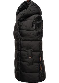 Navahoo Damen Steppweste "Madilynaa", schwarz, sportlich, Gr. S, Oberstoff: 100% Polyester; Futter: 100% Polyester; Wattierung: 100% Polyester,