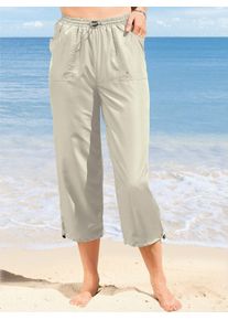 Classic Basics Damen 7/8-Hose, grau, Gr. 19, unifarben, 100% Polyester, Hosen
