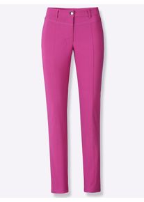 Inspirationen Damen Webhose, pink, Gr. 38, unifarben, 77% Viskose, 19% Polyamid, 4% Elasthan, Hosen