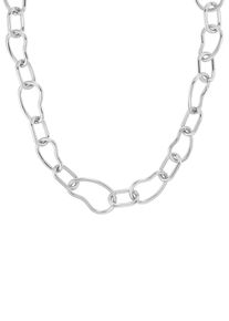 s.Oliver Damen Edelstahlkette "2036829", Edelstahl, L: 45cm, silber, Edelstahl, Halsketten