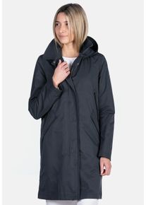 NEW CANADIAN Damen Kurzmantel "Begonia", blau, sportlich, Gr. 48, unifarben, 100% Polyester, Mäntel, mit abnehmbarer Funktionskapuze