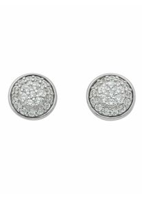 Adelia´s ADELIA ́S Damen Paar Ohrhänger "333 Weißgold Ohrringe Ohrstecker mit Zirkonia", Damen, Weißgold 333, silber, Weißgold 333, Ohrringe, mit Zirkonia