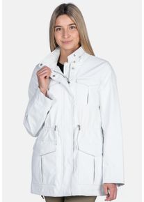 NEW CANADIAN Damen Outdoorjacke "Bugloss", weiß, elegant, Gr. 42, unifarben, 100% Polyester, Jacken, mit Tunnelzug in der Taille