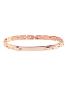 Adelia´s ADELIA ́S Herren Edelstahlarmband "Herren Armband aus Edelstahl 20 cm", 20, Edelstahl, rosa, Edelstahl, Armbänder