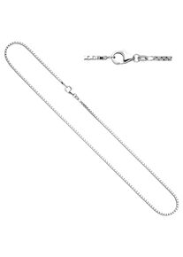 Jobo Damen Silberkette, Silber 925 (Sterlingsilber), L: 45cm, silber, Silber 925 (Sterlingsilber), Halsketten, Venezianerkette 925 Silber 45 cm 1,2 mm
