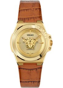 Versace Damen Quarzuhr "HERA", braun, Armbanduhren, Armbanduhr, Damenuhr, Saphirglas, Swiss Made, analog