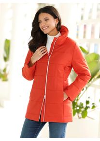 Classic Basics Damen Steppjacke, rot, Gr. 44, unifarben, 100% Polyester, Wattierung:100% Polyester, Jacken