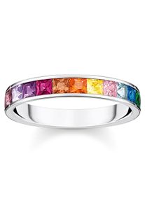 Thomas Sabo Damen Fingerring "TR2403-477-7-52-64, TR2403-477-7-52-64, TR2403-996-7-52-66", 52, Silber 925 (Sterlingsilber), 3mm, silber, Silber 925