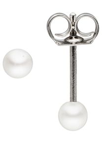 Jobo Damen Perlenohrringe, Silber 925 (Sterlingsilber)-Perlen, silber, Silber 925 (Sterlingsilber), Perlen, Ohrringe, 925 Silber mit