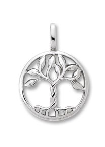 ONE ELEMENT Damen Ketten-Anhänger "Lebensbaum Anhänger aus 925 Silber", Damen, Silber 925 (Sterlingsilber), silber, Silber 925 (Sterlingsilber),