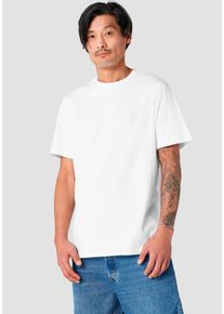 BMW Herren Oversize-Shirt, Gr. XS, weiß, Obermaterial: 100% Baumwolle, unifarben, casual, Shirts, mit Logostickerei auf Brusthöhe