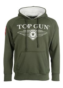 Top Gun Herren Kapuzenpullover "TG20201043", grün, Gr. XXL, Obermaterial: 65% Baumwolle, 35% Polyester, Pullover