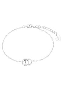 s.Oliver Damen Armband "Kreis mit Herz, 2035755", Silber 925 (Sterlingsilber), silber, Silber 925 (Sterlingsilber), Armbänder