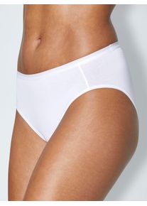 Nina von C. Damen Jazz-Pants Slips, Gr. 38, weiß, 93% Baumwolle, 7% Elasthan, Unterhosen