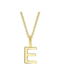 ONE ELEMENT Damen Ketten-Anhänger "Buchstabe E Buchstaben Anhänger aus 333 Gelbgold", E, Gelbgold 333, gold, Gelbgold 333, Schmuckanhänger, Damen