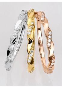 Lady Damen Ring-Set, 19, Silber 925 (Sterlingsilber), silber, Silber 925 (Sterlingsilber), Fingerringe