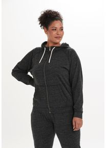Q BY ENDURANCE Herren Sweatshirt "OLIVIA MELANGE", schwarz, sportlich, Gr. 46, meliert, 55% Baumwolle, 45% Polyester, Sweatshirts, in großen Großen