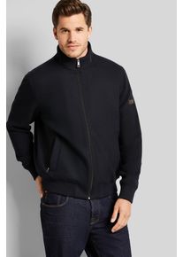 Bugatti Herren Strickjacke, blau, casual, Gr. XL, unifarben, Strick, 70% Polyacryl, 30% Wolle, Strickjacken, aus gekochter Wolle