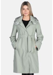 NEW CANADIAN Damen Kurzmantel "Bindweed", grün, sportlich, Gr. 48, unifarben, 100% Polyester, Mäntel, mit seitlichen Schlitzen