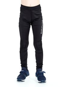 Endurance Kinder Lauftights "MILANO", schwarz, sportlich, Gr. 116, unifarben, bedruckt, 92% Polyester, 8% Elasthan, Hosen, aus hochwertigem