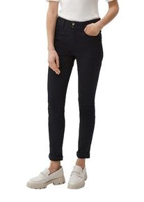 Damen 5-Pocket-Jeans, blau, casual, Gr. 44, s.Oliver BLACK LABEL, unifarben, Denim/Jeans, Obermaterial: 56% Baumwolle, 42% Lyocell, 2% Elasthan,