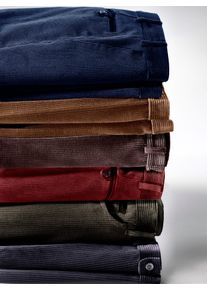 CLASSIC Herren Cordhose, grün, Gr. 48, unifarben, 80% Baumwolle, 18% Polyamid, 2% Elasthan, Hosen
