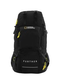Cityrucksack "Destination", National Geographic, schwarz, Kunstfaser, unifarben, sportlich, Rucksäcke, Outdoor-Typ Vibe-Rucksack