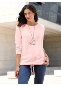 Inspirationen Damen Strickpullover "Pullover", rosa, Gr. 36, unifarben, 100% Baumwolle, Pullover
