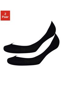 Vivance Damen Füßlinge, Gr. 35, schwarz, Polyamid, unifarben, Socken, mit Ballenpolster