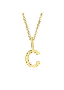 ONE ELEMENT Damen Ketten-Anhänger "Buchstabe C Buchstaben Anhänger aus 333 Gelbgold", C, Gelbgold 333, gold, Gelbgold 333, Schmuckanhänger, Damen