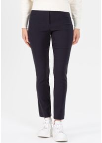 Stehmann Damen Stoffhose "Loli", blau, casual, Gr. 38, unifarben, Web, Obermaterial: 72% Viskose, 25% Polyamid, 3% Elasthan, Hosen, mit Schlitz am