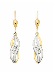 Adelia´s ADELIA ́S Damen Paar Ohrhänger "1 Paar 333 Gold Ohrringe / Ohrhänger mit Zirkonia", Damen, Gelbgold 333, gold, Gelbgold 333, Ohrringe, 333 Gold mit