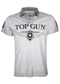 Top Gun Herren T-Shirt "Star TG20191011", grau, Gr. XXL, Obermaterial: 100% Baumwolle, Shirts