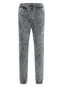 Rusty Neal Herren Sweathose, grau, casual, Gr. XXXL, Batikmuster, 100% Baumwolle, Hosen, mit verwaschenem Muster