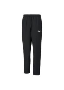 Puma Herren Trainingshose "TEAMRISE SIDELINE PANTS", schwarz-weiß, sportlich, Gr. XL, unifarben, Obermaterial: 100% Polyester, Hosen