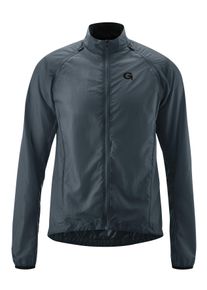 Gonso Herren Fahrradjacke "VATTARO", grau, Gr. M, 100% Polyester, Jacken, Extra leicht und 100% winddicht mit abzippbaren Ärmeln