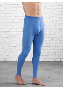 King´S Club KINGS CLUB Herren Lange Unterhose, Gr. 6, blau, 60% Baumwolle, 40% Polyamid, Unterhosen