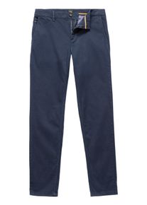 BOSS Orange Herren Chinohose "Chino_slim", blau, casual, Gr. 34, unifarben, Web, Obermaterial: 97% Baumwolle, 3% Elasthan, Hosen, mit Gesäßtaschen