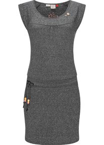 Ragwear Damen Sommerkleid "Penelope", grau, casual, Gr. XL, 50% Polyester, 38% Baumwolle, 12% Viskose, Kleider, leichtes Baumwoll Kleid mit Print