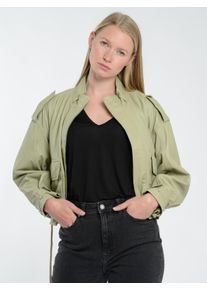 Maze Damen Lederjacke "42020132", grün, Gr. XL, Obermaterial: 100% Leder, Lammnappa / Innenfutter: 100% Polyester / Ärmelfutter: 100% Polyester,